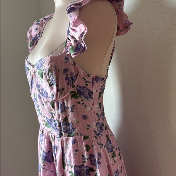 NWT ASTR the Label Wedelia Floral Print Corset Dress Size M - Picture 15 of 16